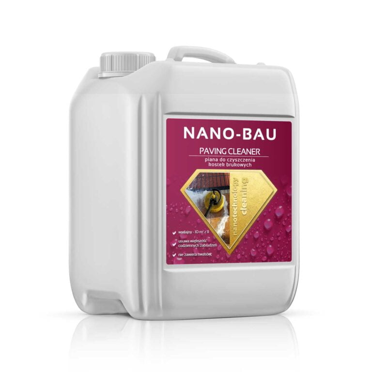 Preparat do mycia bruku NANO-BAU Paving  Cleaner przykładowy produkt marki Nano-bau