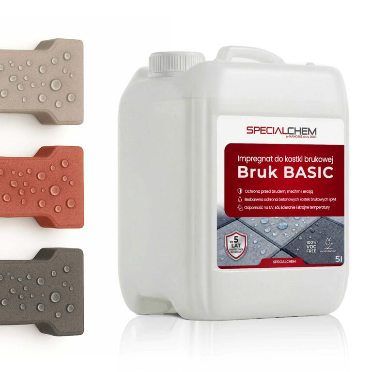 Płyn do impregnacji bruku SPECIALCHEM BRUK BASIC przykładowy produkt marki Specialchem