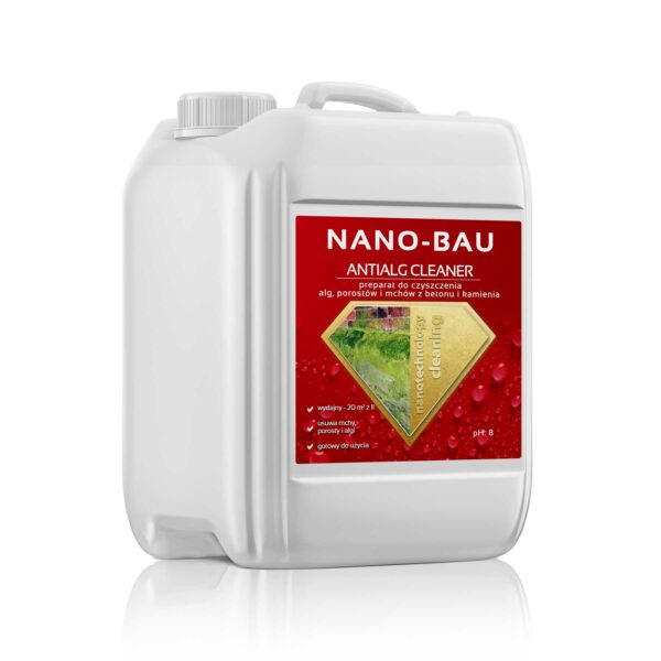 Preparat do usuwania zielonych wykwitów NANO-BAU ANTIALG CLEANER - obrazek 2