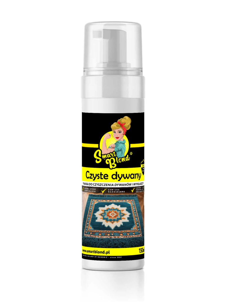 SmartBlond Czyste dywany pianka do czyszczenia dywanów i wykładzin przykładowy produkt marki Smartblond