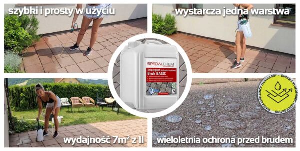 Zestaw do Kostki brukowej - czyszczenie + impregnacja kostki SPECIALCHEM - obrazek 6