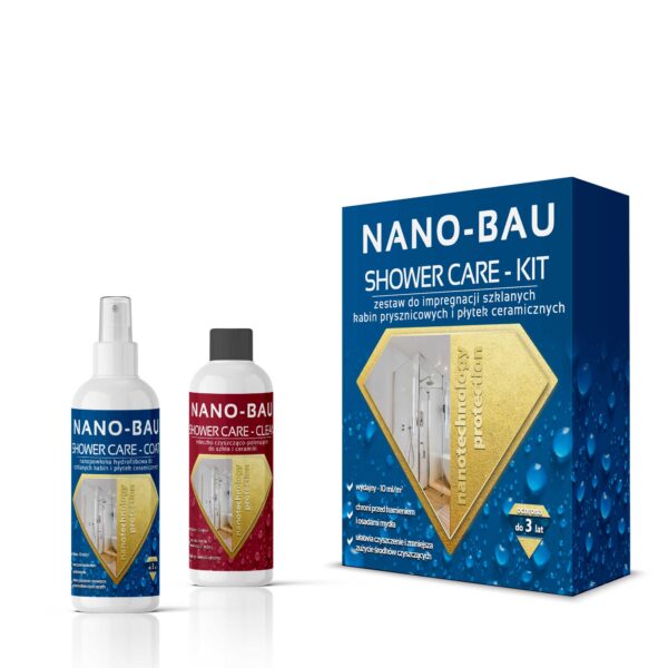 NANO-BAU SHOWER CARE zestaw do kabin prysznicowych