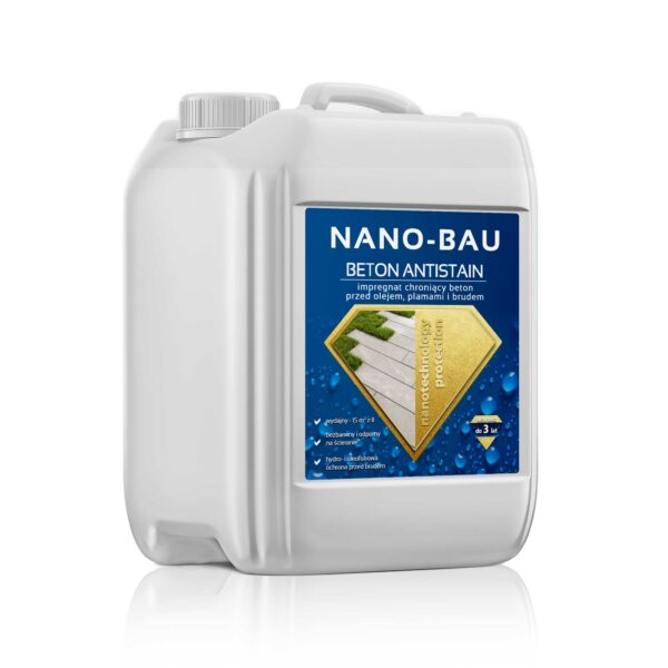 NANO-BAU BETON ANTISTAIN impregnat chroniący beton przed olejem, plamami i brudem