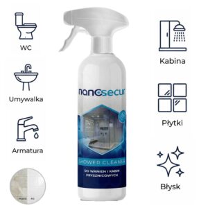 Płyn do mycia pryszniców NANOSECUR shower cleaner