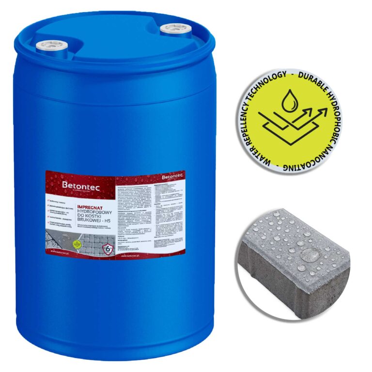 BETONTEC IMPREGNAT HYDROFOBOWY DO KOSTKI BRUKOWEJ - H5 przykładowy produkt marki Betontec